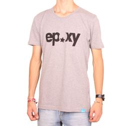 Epoxy Herren Organic Logo T-Shirt  - Heather Grey