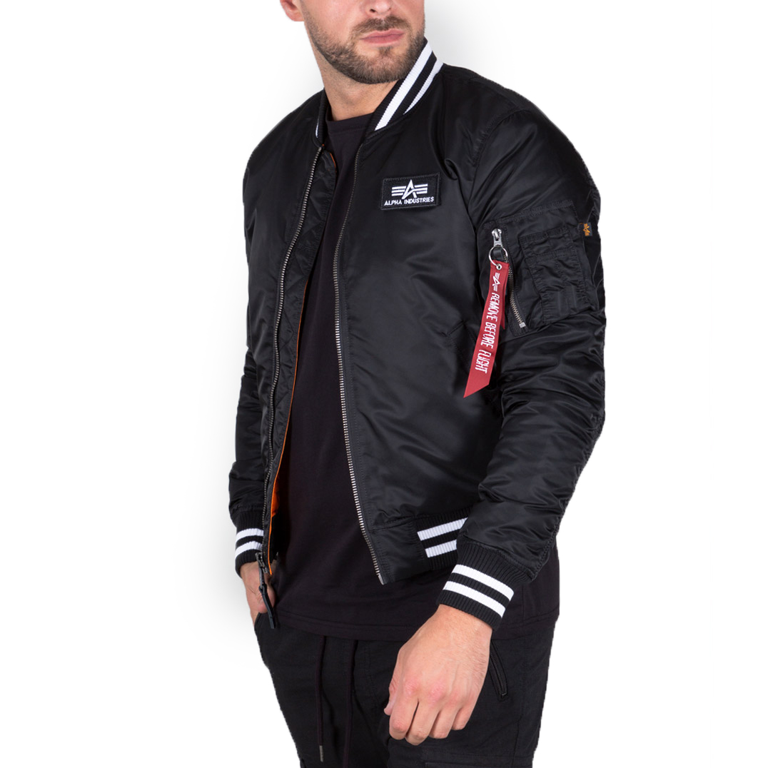 alpha industries college jacket
