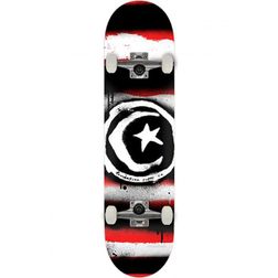 Foundation Skateboard Complete Star & Moon Distressed Strip