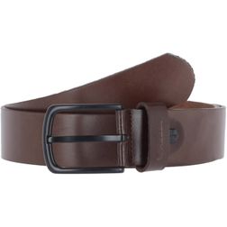 Reell Herren Ledergürtel All Black Buckle Belt