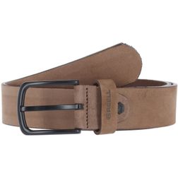 Reell Herren Ledergürtel All Black Buckle Belt