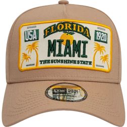 New Era Cap Miami License Plate 9FORTY A-Frame