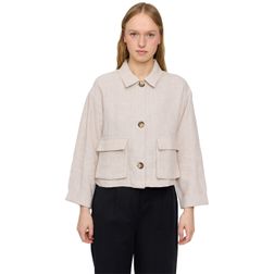 Mazine Damen Hemd  Short Linen Jacket