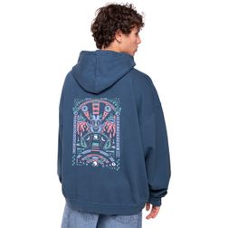 kaotiko Herren Hoodie SUD. CAP. WASHED PINBALL