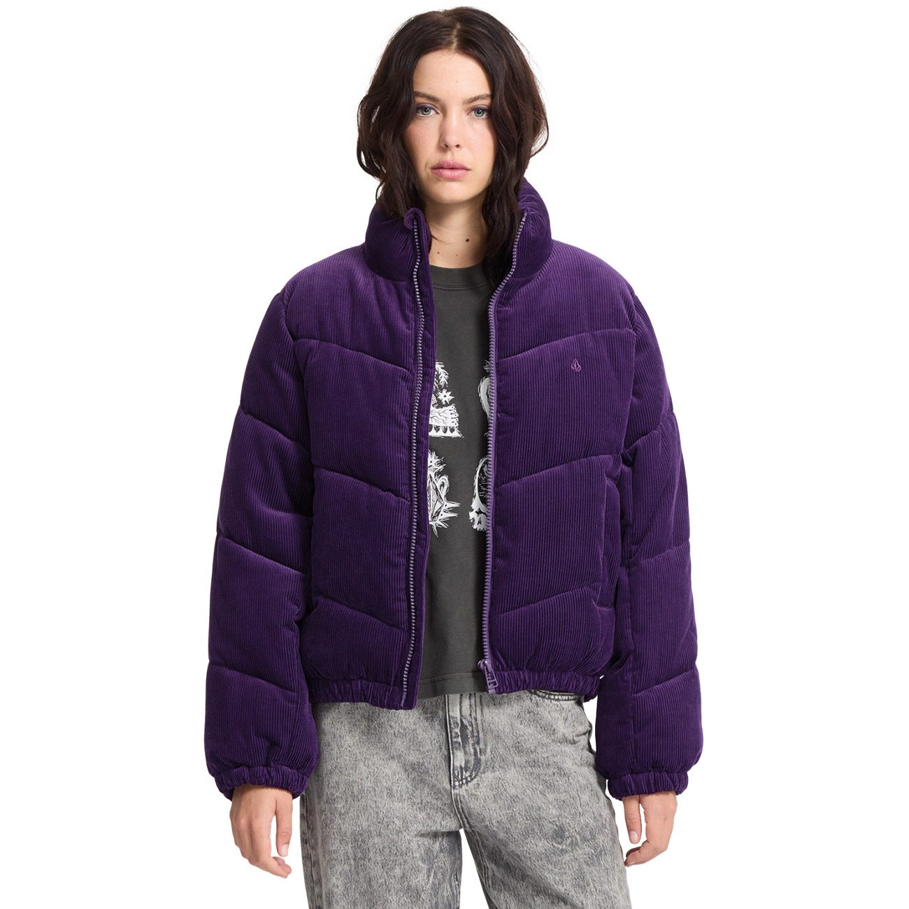 Volcom Damen Winterjacke CORD'N STONE PUFF
