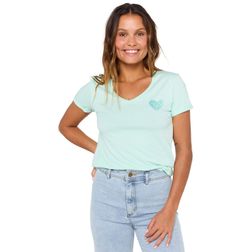 Rip Curl Damen T-Shirt HEART V NECK TEE
