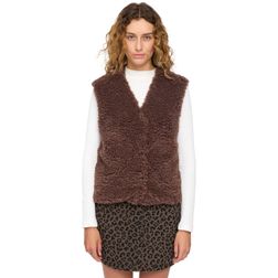 Mazine Damen Weste Faux-Fur Vest