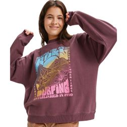 Roxy Damen Sweatshirt LINEUP OVERSIZED CREW