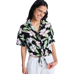 Roxy Damen Kurzarmhemd Salty Sweet Printed