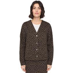 Mazine Damen Übergangsjacke Printed V-Neck Denim Jacket