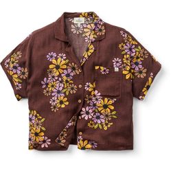 Passenger Damen Kurzarmhemd Arden Short Sleeve Shirt Eco Vero