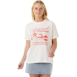 Rip Curl Damen T-Shirt Surf Supply Relaxed Tee Rip Curl Damen T-Shirt Surf Supply Relaxed Tee