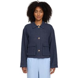 Mazine Damen Übergangsjacke Short Linen Jacket