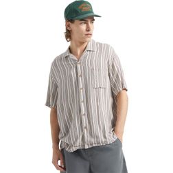 Brixton Herren Kurzarmhemd Bunker Twisted Stripe Woven