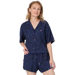 Ragwear Damen Kurzarmhemd Perrine Print