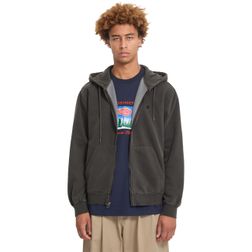 Volcom Herren Zip Hoodie Single Stone Pigment Wash Full-Zip