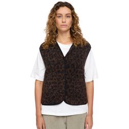 Mazine Damen Weste Printed Teddy-Fleece Vest